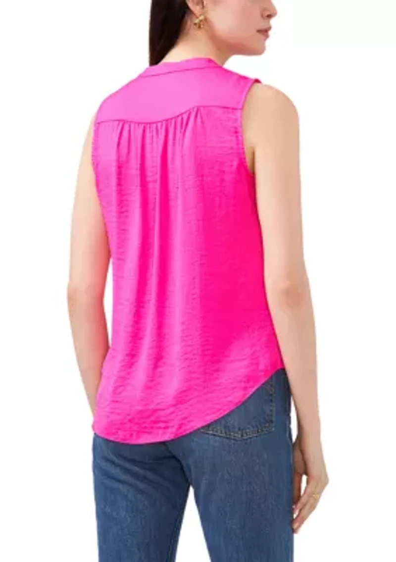 V-Neck Rumple Blouse