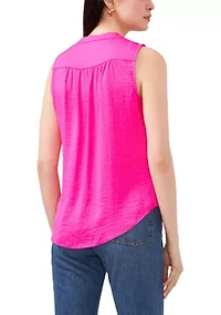 V-Neck Rumple Blouse