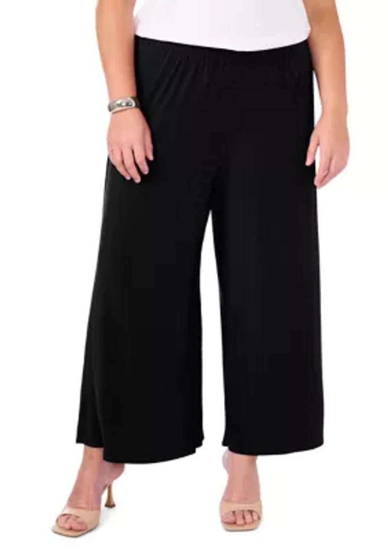 Plus Wide Leg Pants