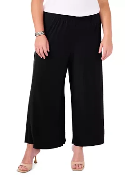 Plus Wide Leg Pants