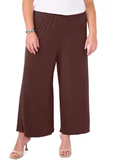 Plus Wide Leg Pants