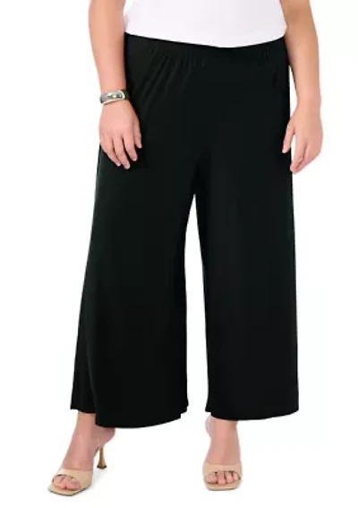 Plus Wide Leg Pants