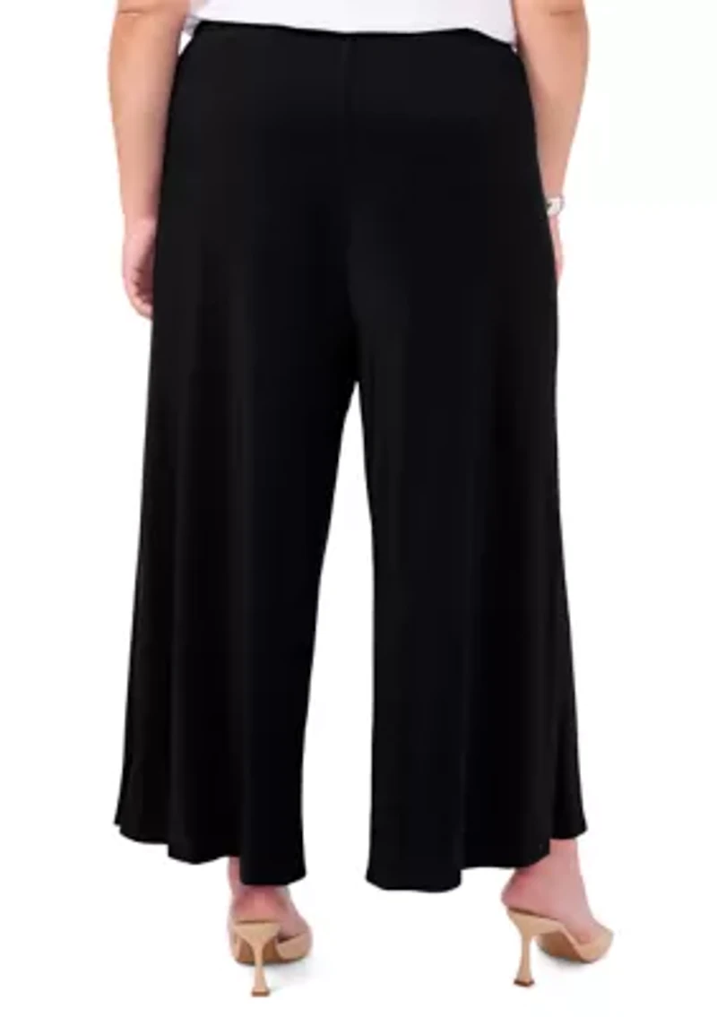 Plus Wide Leg Pants