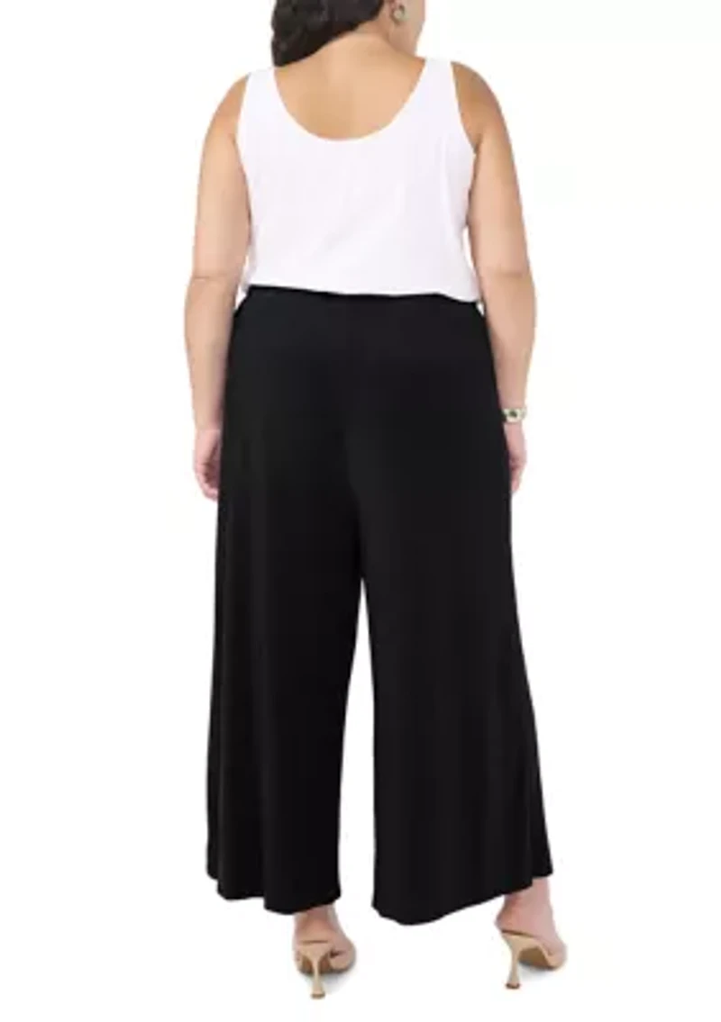 Plus Wide Leg Pants