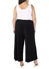 Plus Wide Leg Pants