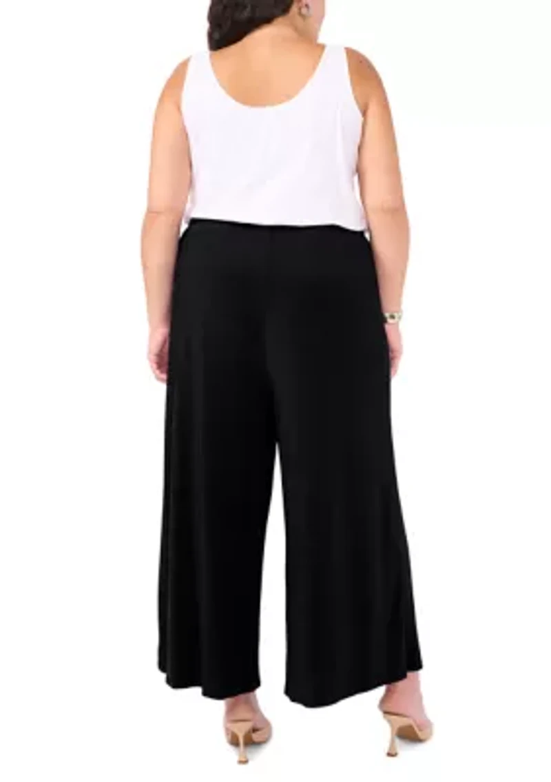 Plus Wide Leg Pants