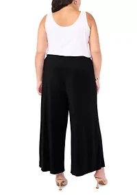 Plus Wide Leg Pants