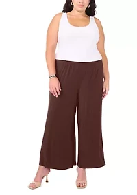 Plus Wide Leg Pants