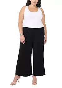 Plus Wide Leg Pants
