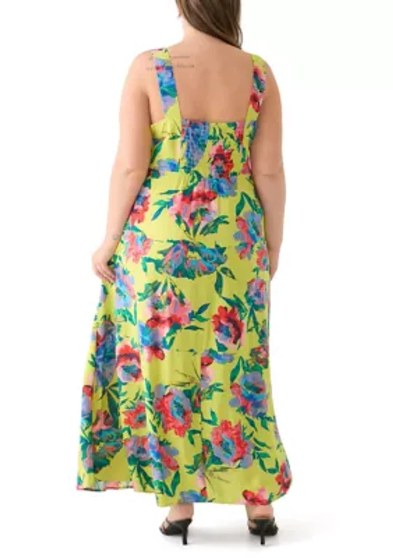 Plus Four Tier Maxi Dress