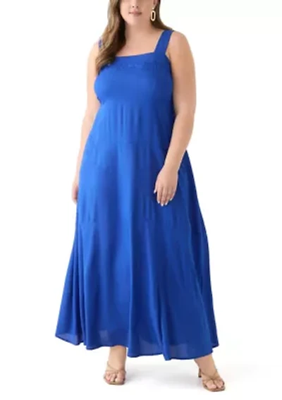 Plus Four Tier Maxi Dress