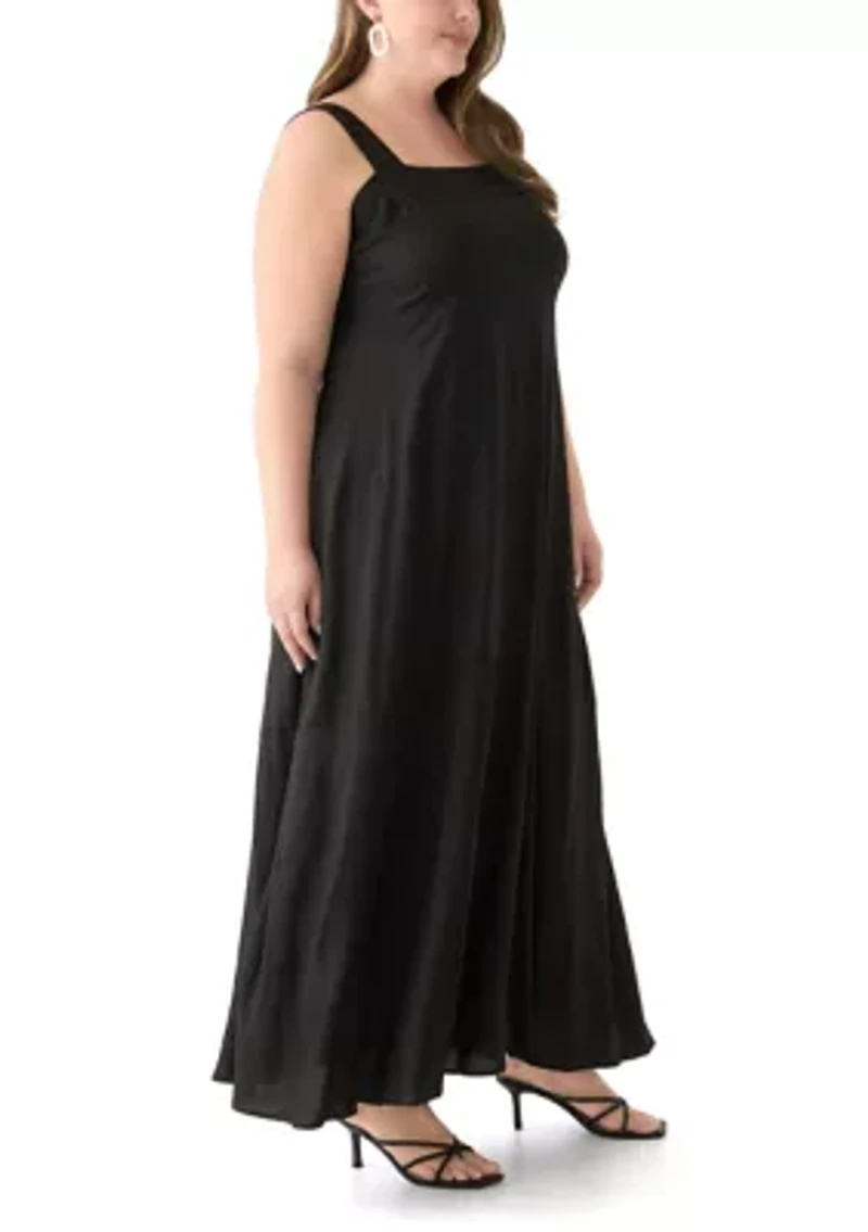 Plus Four Tier Maxi Dress