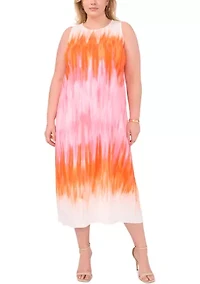 Plus Crew Neck Tank Dress