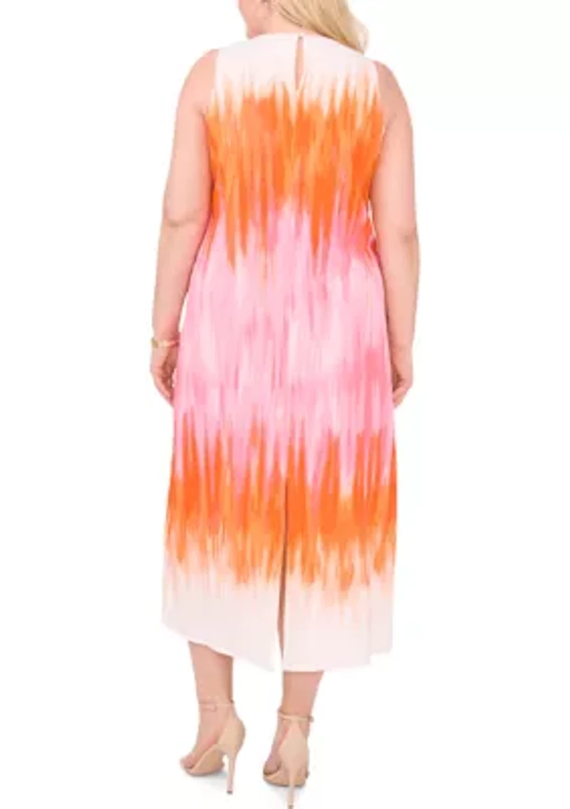 Plus Crew Neck Tank Dress