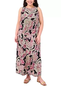 Plus Sleeveless Tank Dress