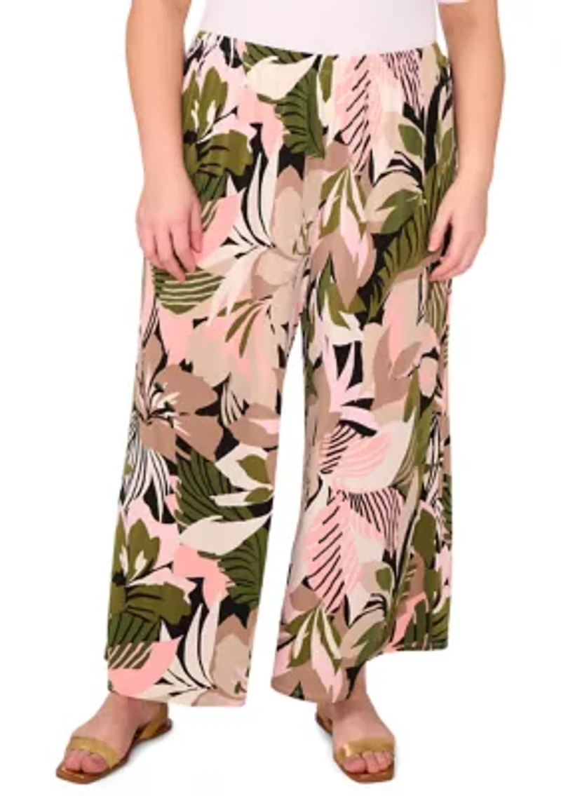 Plus Wide Leg Pants