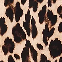 Plus Wide Leg Printed Pants