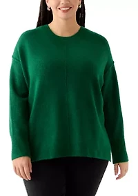 Plus Drop Shoulder Sweater