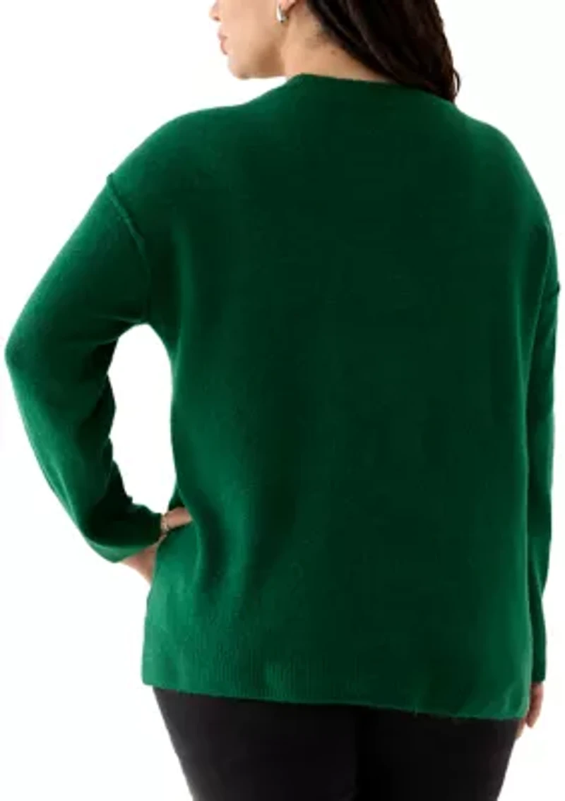 Plus Drop Shoulder Sweater