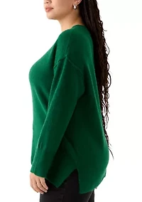 Plus Drop Shoulder Sweater