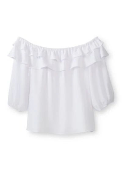 Women's Off the Shoulder Ruffle Blouse