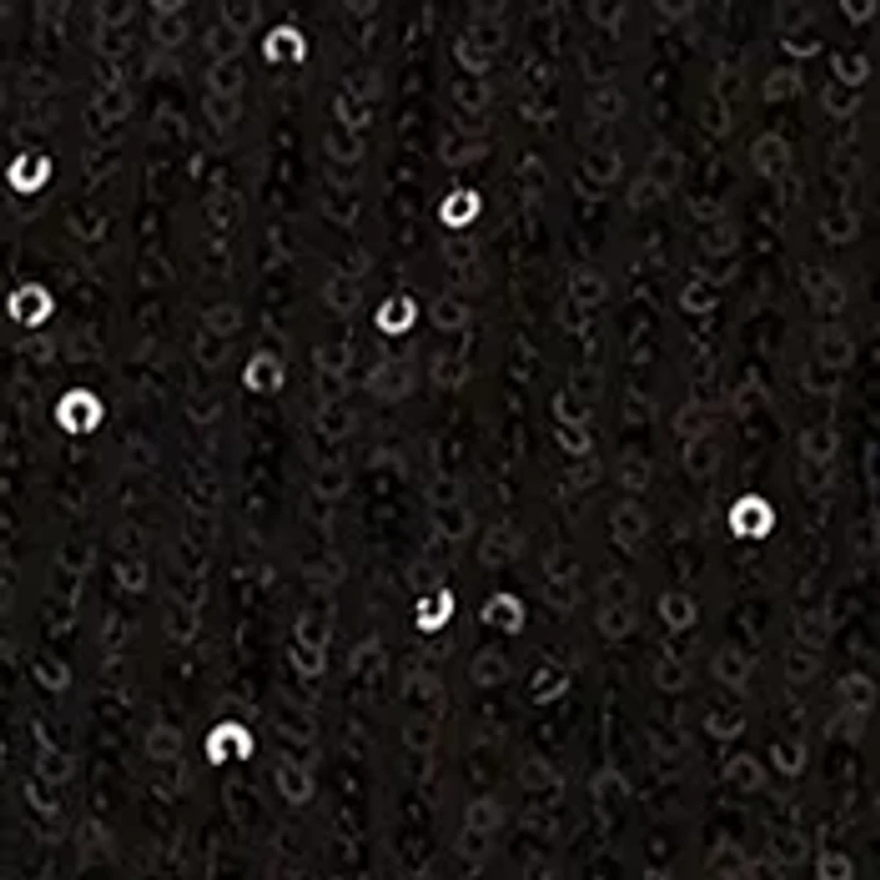 Plus Puff Sleeve Keyhole Sequin Top