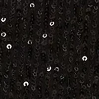 Plus Puff Sleeve Keyhole Sequin Top