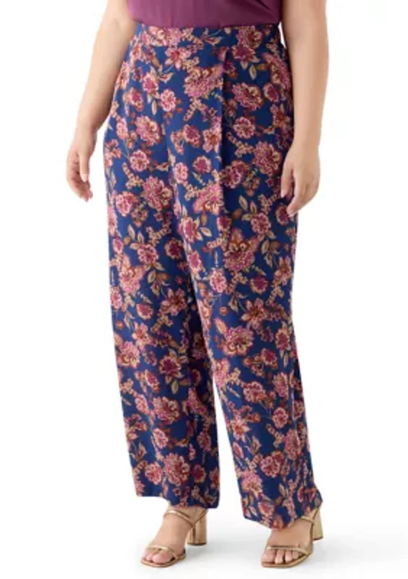 Plus Wide Leg Pants