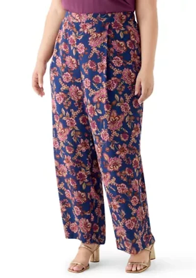 Plus Wide Leg Pants