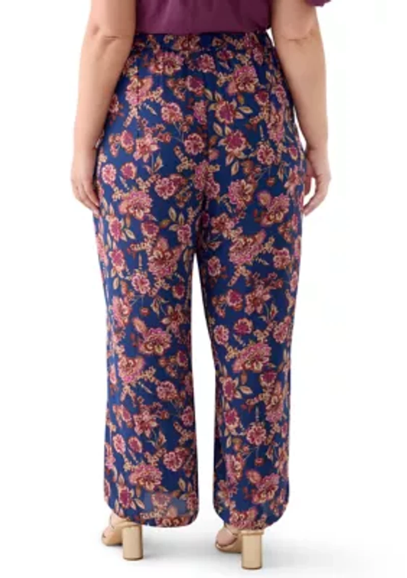 Plus Wide Leg Pants