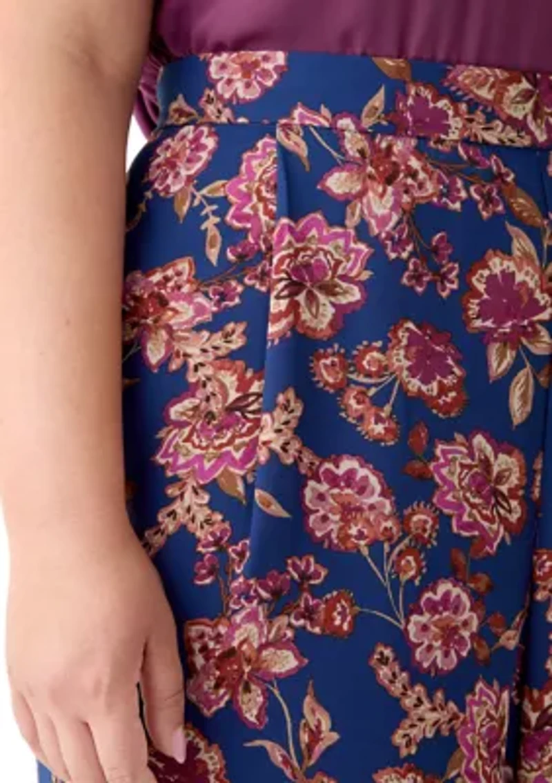 Plus Wide Leg Pants