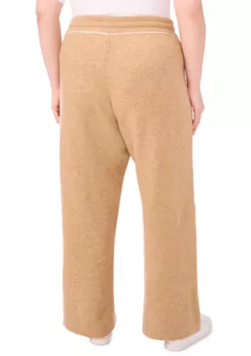 Plus Wide Leg Sweater Pants
