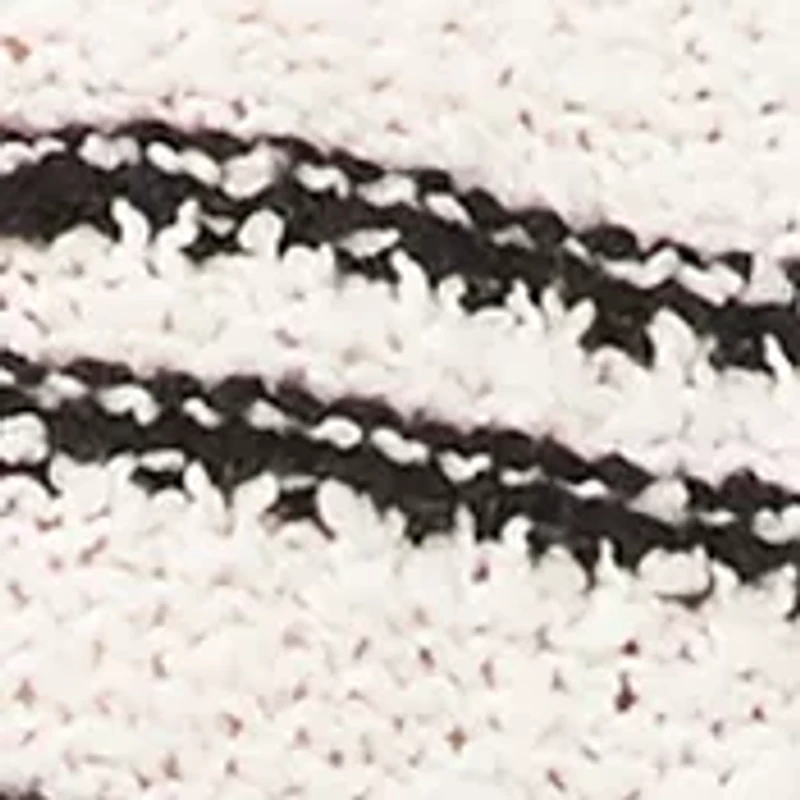 Plus Drop Shoulder Striped Turtleneck Sweater