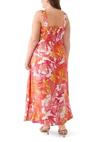 Plus Four Tier Maxi Dress