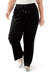 Plus Velour Pants