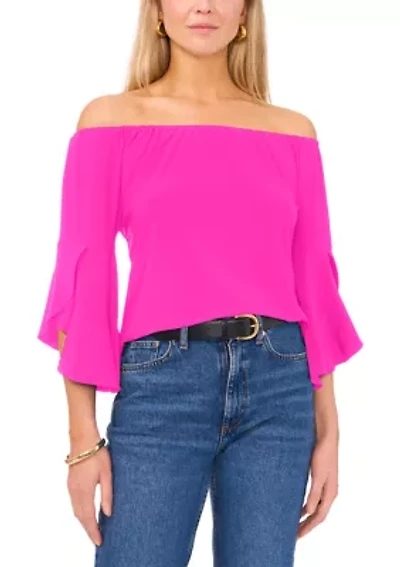 Petite Off the Shoulder Top