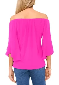 Petite Off the Shoulder Top
