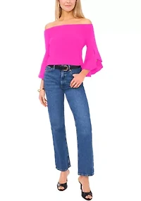 Petite Off the Shoulder Top