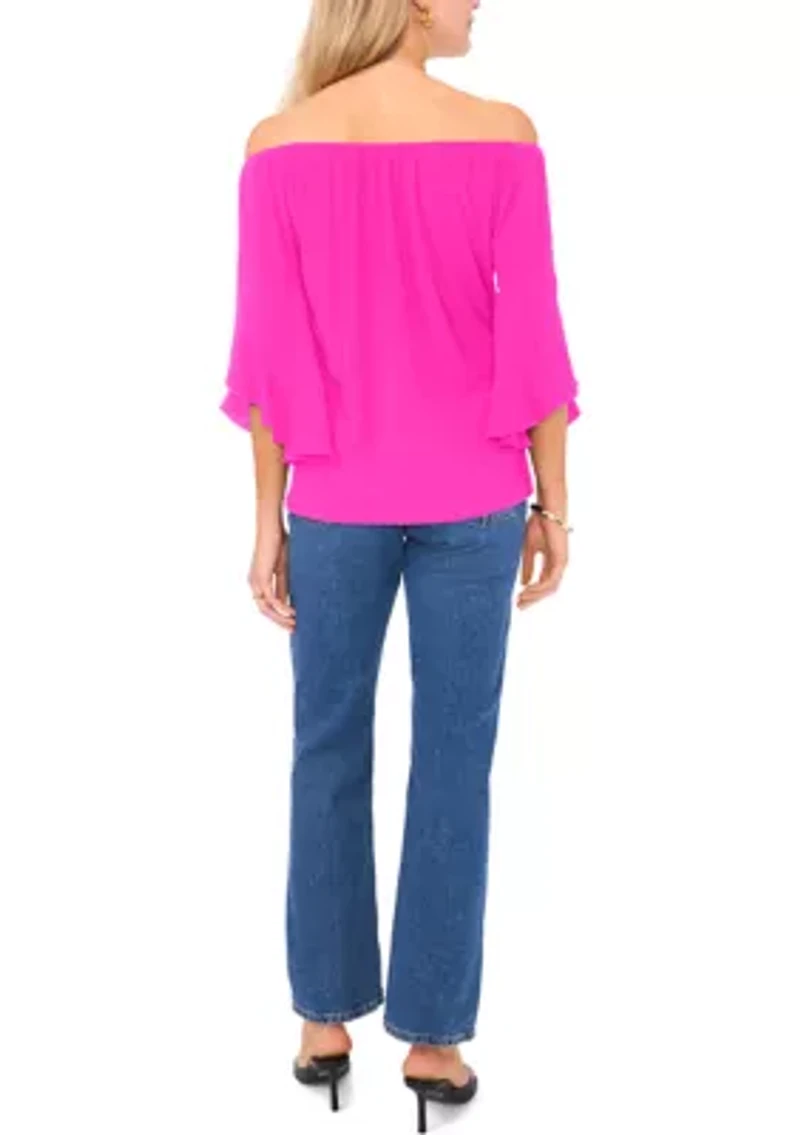 Petite Off the Shoulder Top