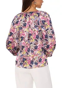 Petite Floral Blouse