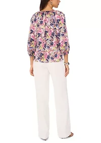 Petite Floral Blouse