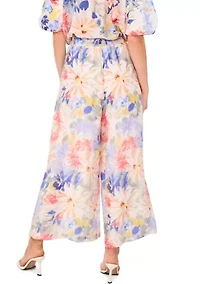 Petite Pull On Pants with Angled Hem