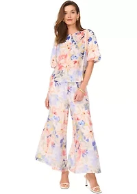 Petite Pull On Pants with Angled Hem