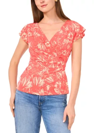 Petite Surplice Top