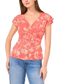Petite Surplice Top
