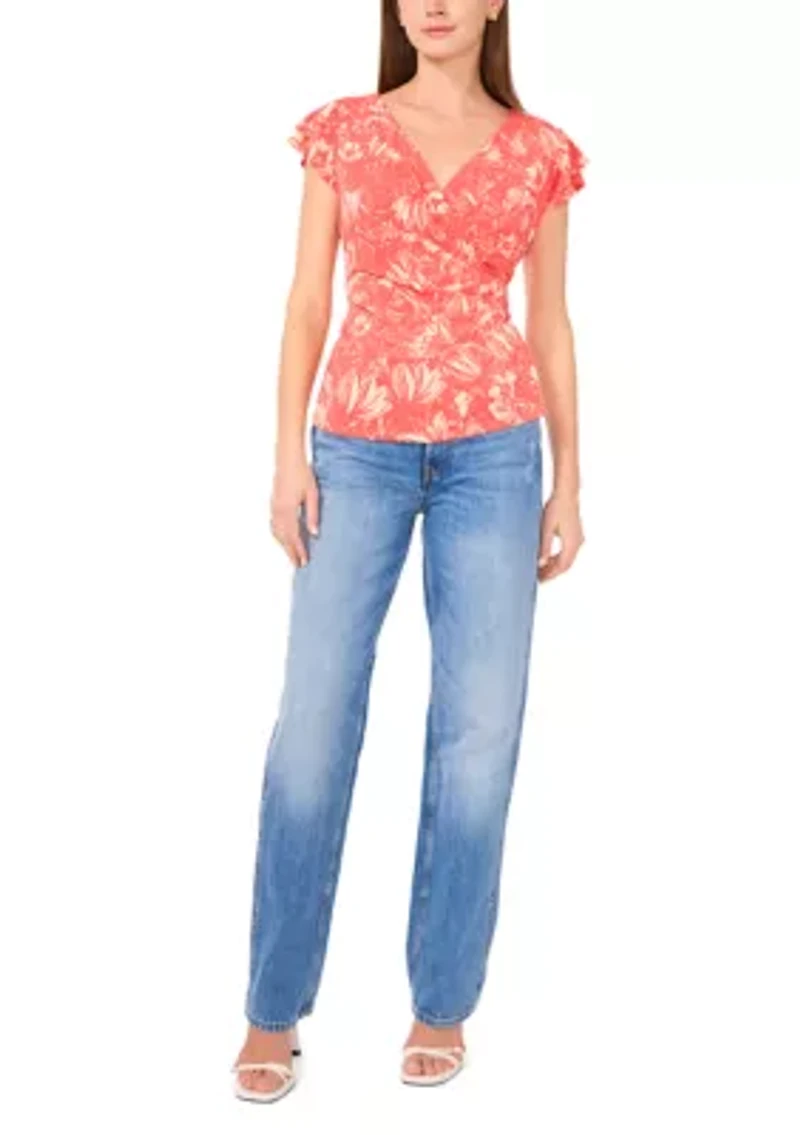 Petite Surplice Top