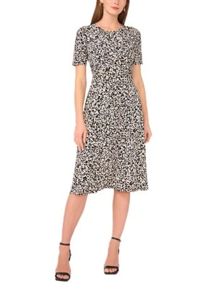 Petite Printed A-Line Dress