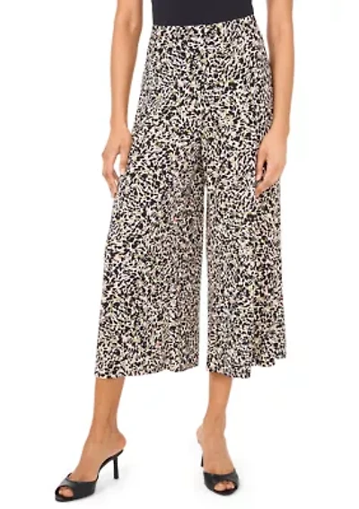 Petite Cropped Mid Rise Pants