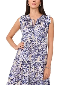 Petite Sleeveless Tiered Maxi Dress