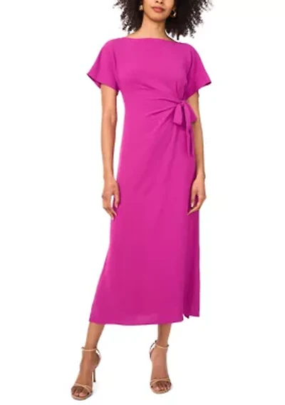 Petite Dolman Sleeve Midi Dress